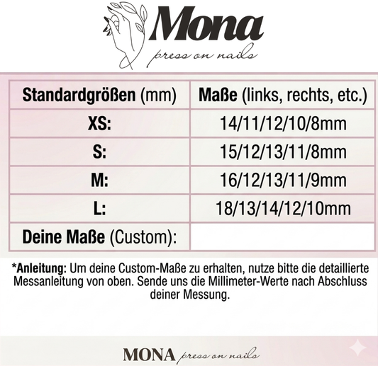 Premium Press-On Nails – „Silver Sparkle” Edition