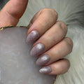 Premium Press-On Nails – „Silver Sparkle” Edition